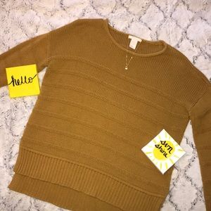 Chunky Yellow Sweater 🌞💛